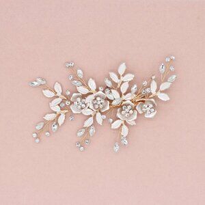 Wedding hair accessory Rose Gold Wedding hair piece Bridal hair accessory